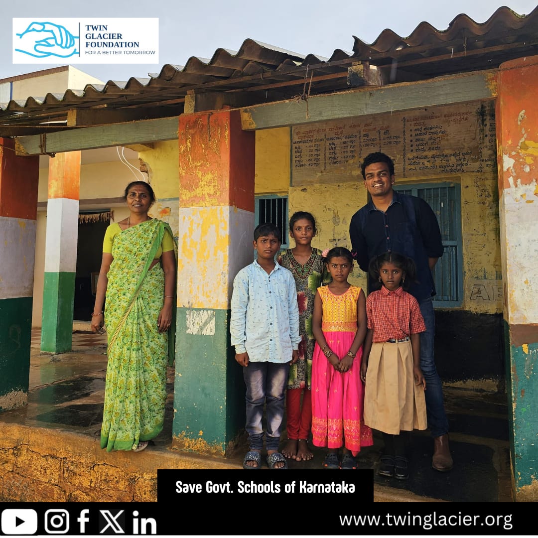 TwinGlacierFdn's tweet photo. School No. 15: Govt. Lower Primary School, Solur, Anekal, Bangalore. In dire need of a new classroom, toilets, potable water, and desks &amp; benches. Join us in our journey to transform this school and brighten the future of these young learners. #oneschoolatatime #EducationForAll https://t.co/fZk0FwK0dd