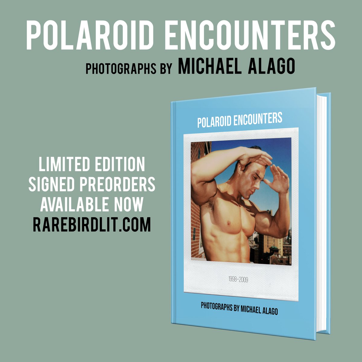 My book of #polaroids is being released by <a href="/rarebirdlit/">Rare Bird</a> April 2024. U can preorder at the link #sexybeast #maleportraits #risque YAY‼️