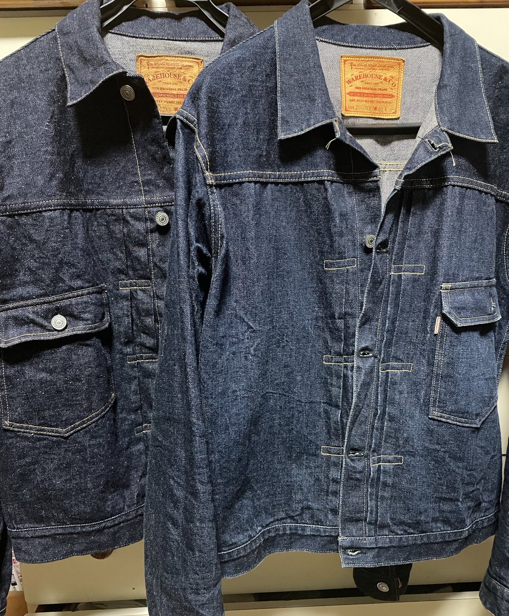 usaboooots's tweet photo. DSB（ファーストだってまだまともに色落ちしてないのに…）
46買ったけど全然着られるサイズ感だね。 https://t.co/akGhnTjc3L