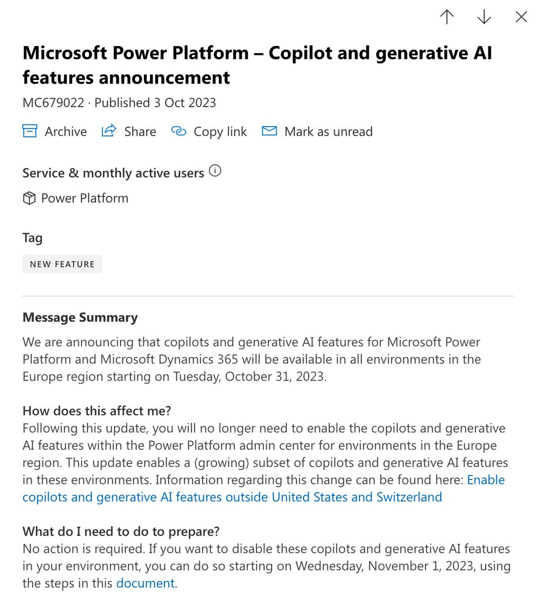 laskewitz's tweet photo. Well, this is an early Christmas gift 🎁😍

#PowerPlatform #Copilot https://t.co/8IuMdVVR0I