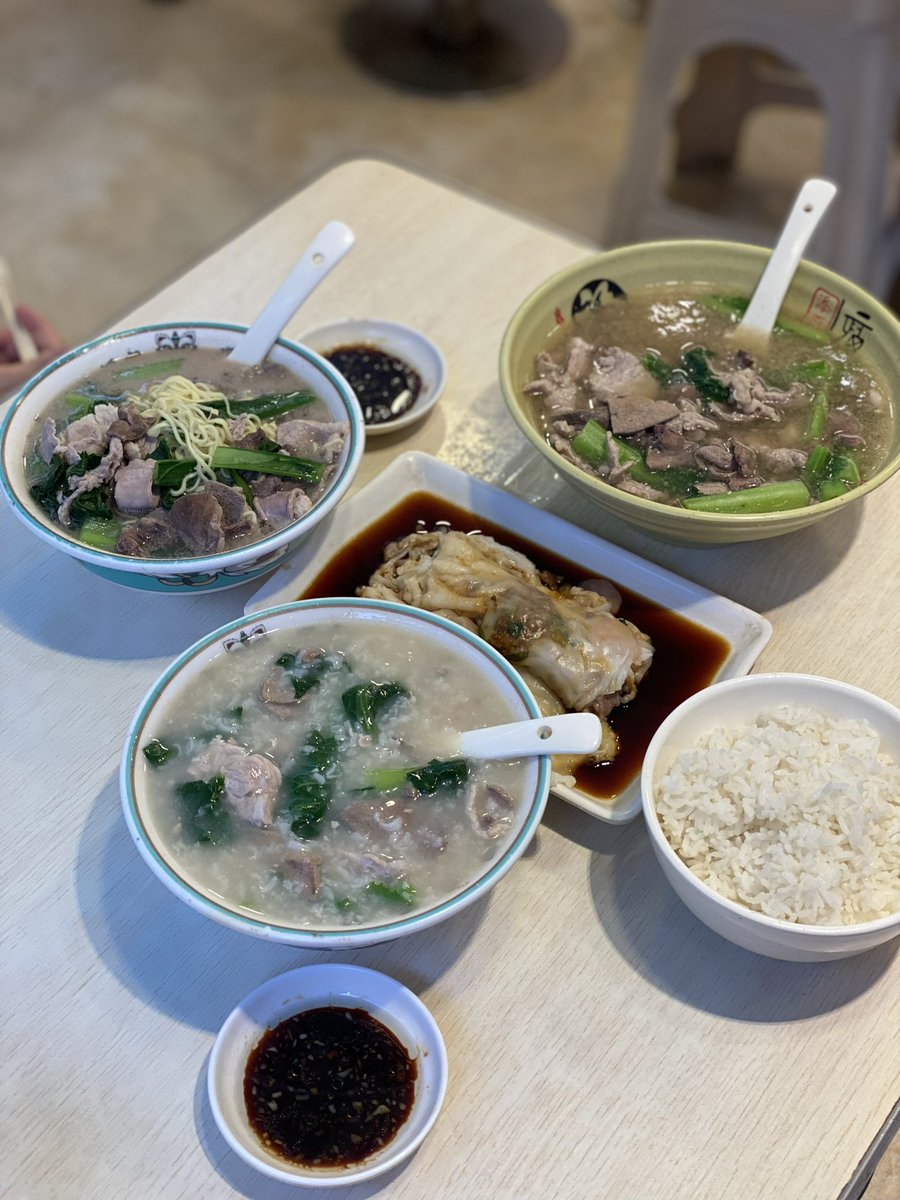 Had an interesting dinner tonight at a local spot. My friend called it 'assorted pork,' but I know it's much more! Not quite faggots with gravy, but not too shabby either. Looking forward to trying more next time! #FoodAdventures #Guangzhou