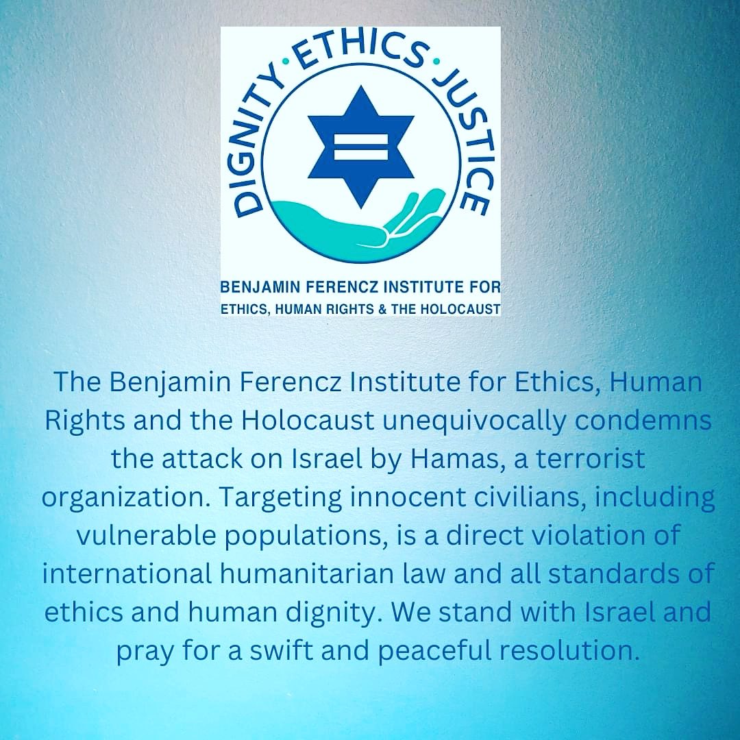 Ferencz Institute (@ferenczorg) on Twitter photo 
