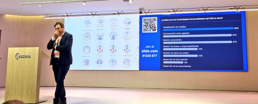 qbimgest's tweet photo. #BIMForum @ACCIONA "Dinamica - Debate Abierto" de nuevo @sermugo @buildingSMARTsp modera un debate necesario aunque se ha quedado muy corto, sobre análisis de pliegos, requisitos en obra, tipos de contratación, fase de mantenimiento y asbuilt con mucha participación y discrepancias
Comprometidos con la divulgación @berrilan @socialtek_media @buticSchool @BimChannel @gestproject