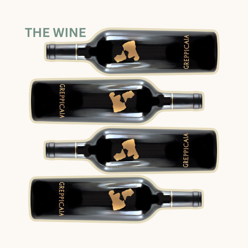 With great grapes comes great responsibility. 

Greppicaia Bolgheri DOC Superiore is the best expression of the “Bordeaux” blend. Made from Cabernet Sauvignon, Cabernet Franc and Merlot, it is a bold bouquet of red fruits, dried flowers and incense. A very gluttonous wine.