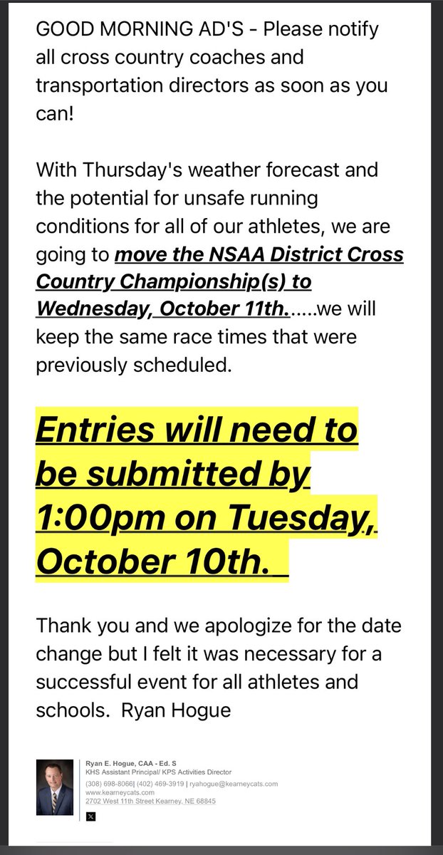 Ryan Hogue, CAA - Ed. S tweet media