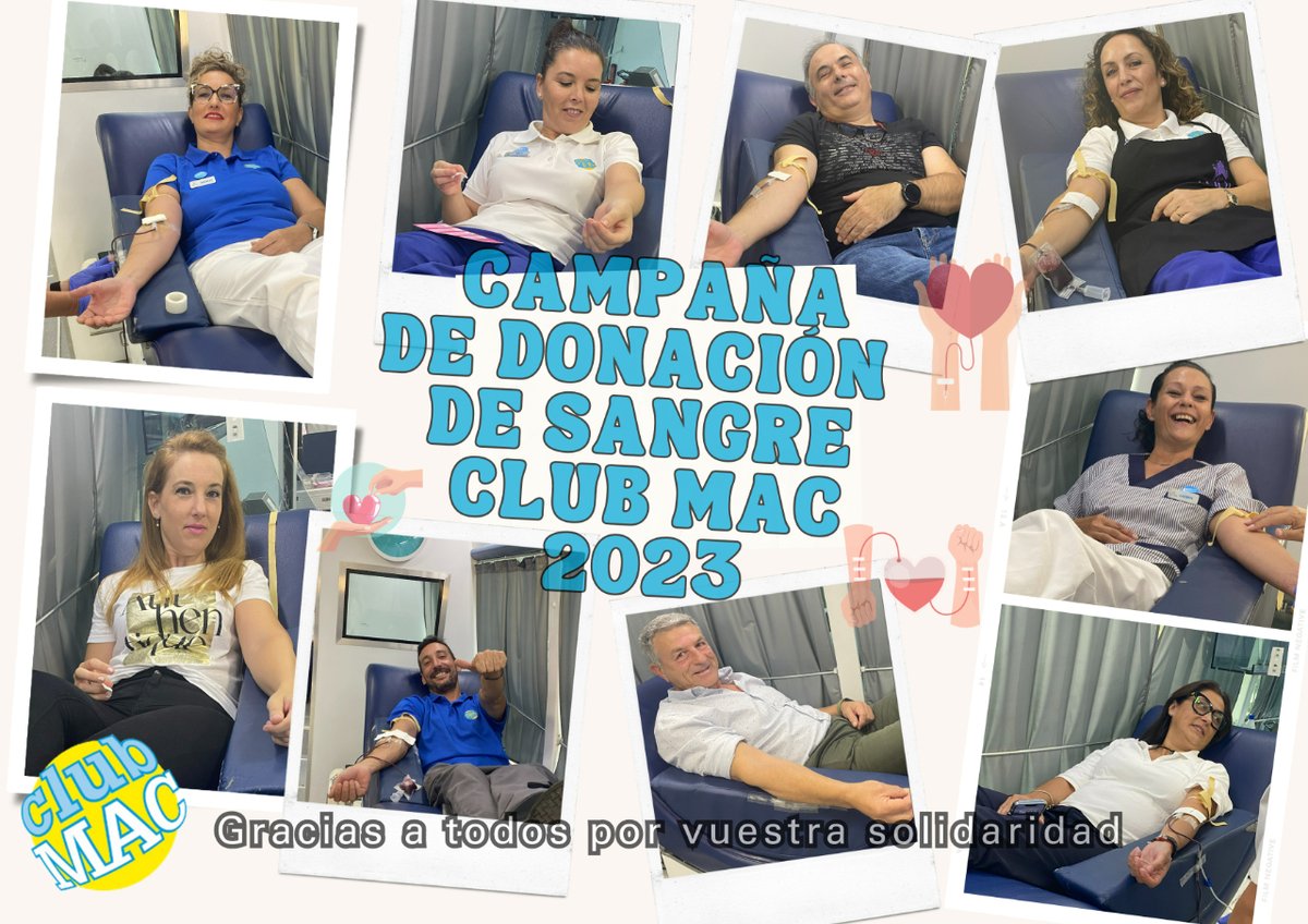 clubmac's tweet photo. Weโre so excited to spread the word about our blood donation campaign! ๐๐ฉธ Our staff have stepped up in a big way!
4๏ธโฃ7๏ธโฃ people came to donate
2๏ธโฃ7๏ธโฃ were able to donate
7๏ธโฃ of them were first time donors
#BloodDonation #GivingBack #CommunityLove #clubmac #clubmacalcudia https://t.co/X31KqzZF6X