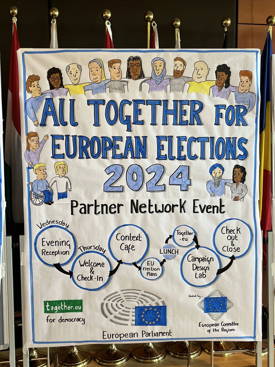 DiasporaVote_EU's tweet photo. ALL TOGETHER FOR EUROPE! Last week on the 4th and 5th of October our EP Elections Campaign Manager, Letizia and our Logistics Officer-Gaspard were invited by the European Parliament to attend this event, which was held at The European Committee of the Regions. https://t.co/uqUXQ4yZFO