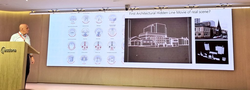 qbimgest's tweet photo. #BIMForum @ACCIONA Cerramos una jornada mega intensa llena de información con una perspectiva muy singular la "Historia del #BIM" con Jonathan Ingram - Reino Unido. Casi 50 años de camino de los datos y muchas variables se siguen repitiendo
Comprometidos con la divulgación @berrilan @socialtek_media @buticSchool @BimChannel @gestproject