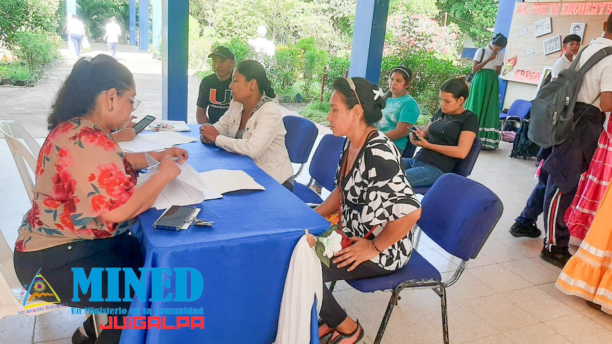 🥳#MINEDJuigalpa |📝 Iniciamos la Matrícula para el Ciclo Escolar 2024 en Todos Nuestros Centros Educativos 🙋🎉

¡Me Gusta Estudiar; 📚 Voy a Prosperar. 🎊✏️📖

#MatriculaEscolar2024.🙋
#EnVictoriasEducativas
<a href="/minednicaragua/">Ministerio de Educación Nicaragua</a> @LilliamHerreraM
<a href="/salvadorVang/">Salvador Vanegas G</a>