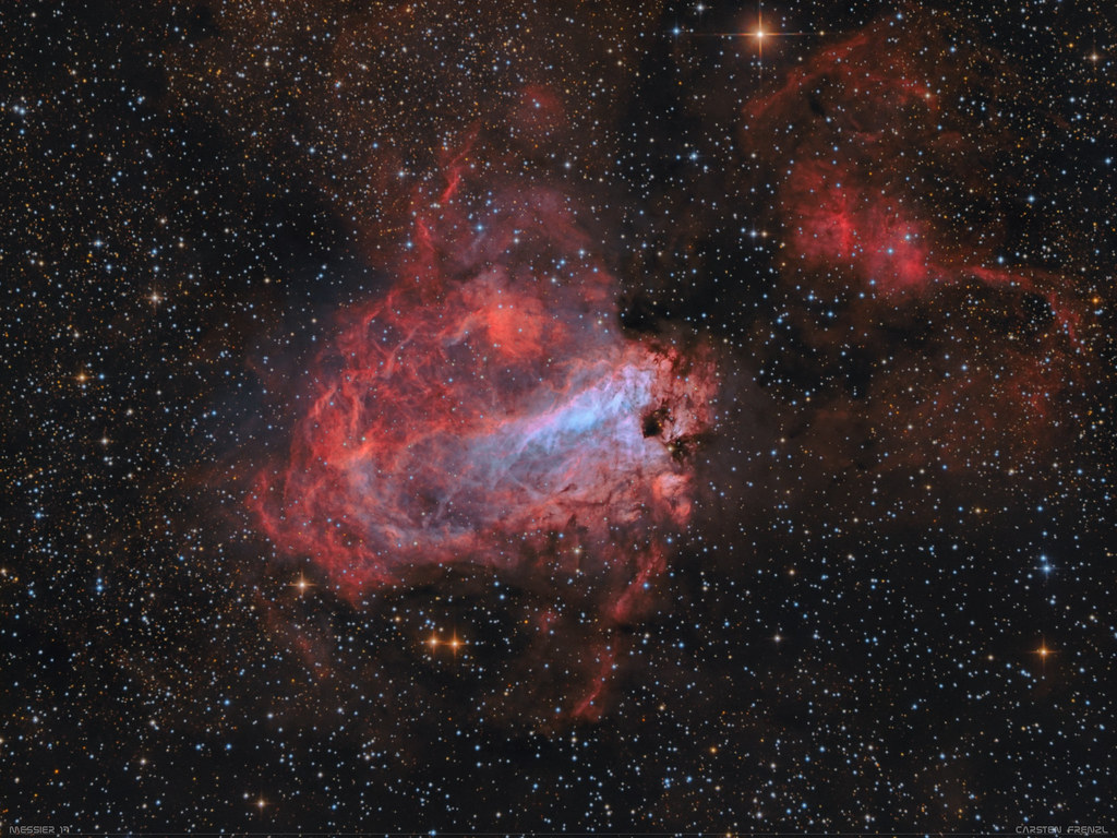 universe_tales's tweet photo. 🌌 Marvel at Messier 17, the Swan Nebula! 🦢✨ This celestial beauty, with its graceful curves of gas and dust, resembles a swan in flight. It's a stellar nursery, where the birth of new stars paints the cosmos with wonder. A timeless masterpiece in the night sky.🔭 #Messier17 https://t.co/VGIYGDPLlJ