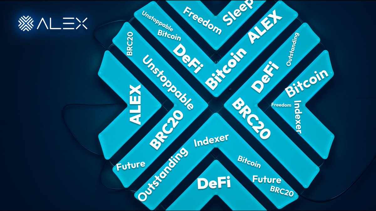 ALEXLabBTC's tweet image. #BuildOnALEX #Bitcoin #DeFi