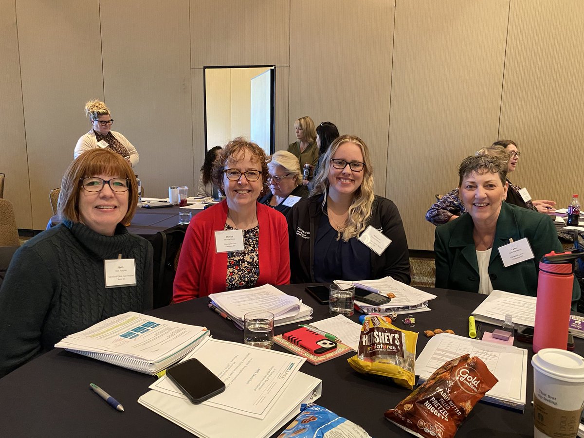 Lots of learning at the In Pursuit of Magnet Workshop prior to the Magnet Conference in Chicago #cleclinicnurses