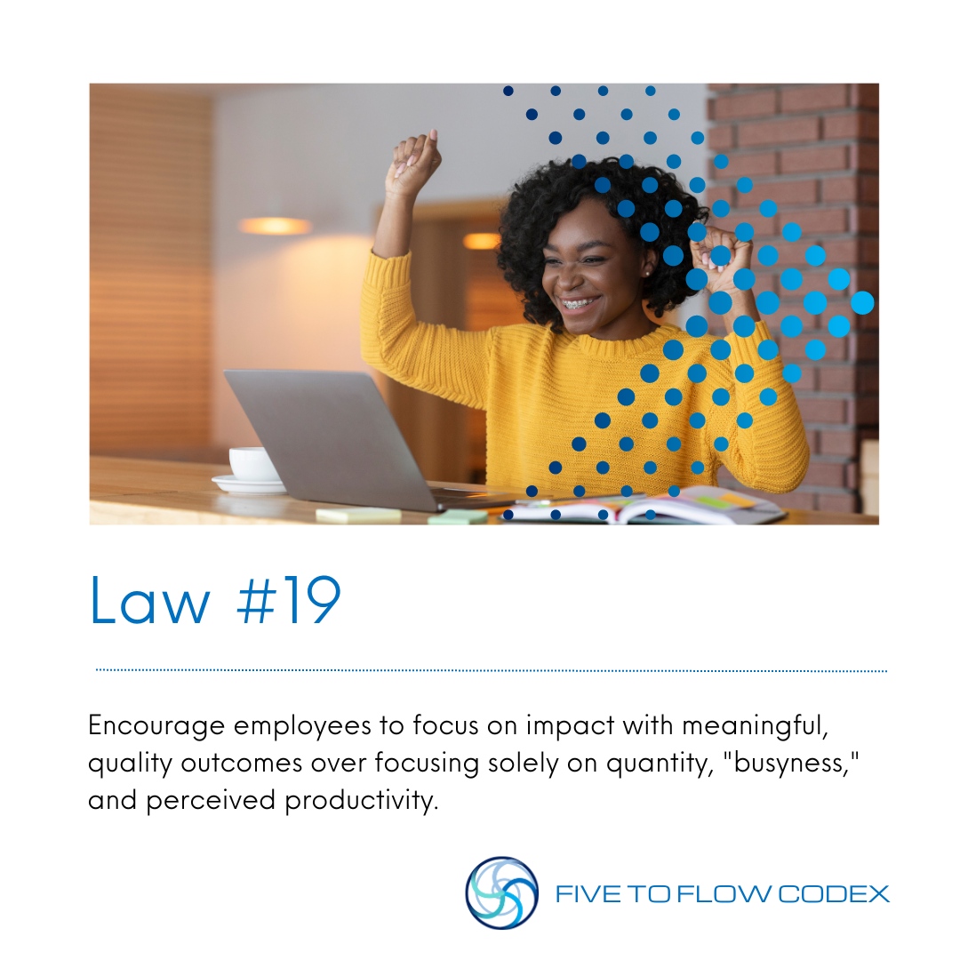 Meaningful impact > perceived productivity. #employeeengagement #leadership #worklife #futureofwork #businesstransformation #organizationalchange #peakperformance