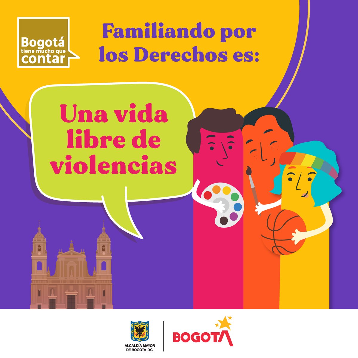 Normalicemos actos de servicio y amor sin violencia

La armonía en las familias de Bogotá es fundamental para que en el día a día nos cuidemos con afecto, factores que inciden en su libertad, integridad y salud física y mental.

#SacaLoMejorDeTi y demuestra que el cambio eres tú