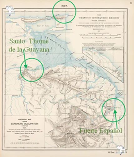 «…Ya q desde este primer capítulo ha llegado, con 1613, la fecha en q la existencia de colonias holandesas en la Guayana es cierta. Hasta ahora, mis resultados: 1. La primera expedición holandesa a la costa del Esequibo, como parte del reino español de Perú, llegó en 1598' #9Oct…