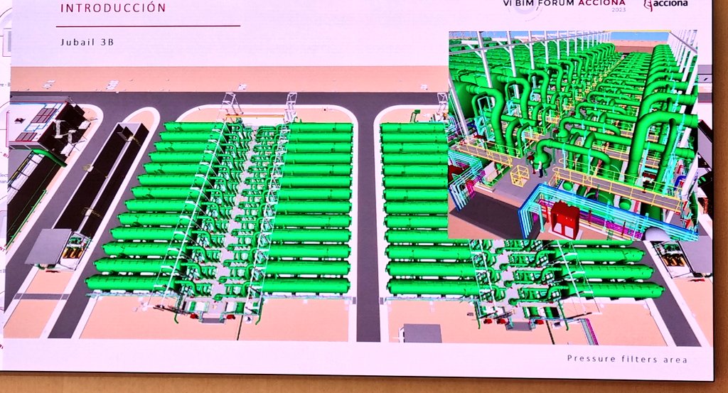qbimgest's tweet photo. "Explorando la intersección entre estructura de datos, automatizaciones y calidad de la información en el #BIMForum. @ACCIONA presenta el "Caso de uso BIM en el sector del Agua" por Rocio de Mora. La innovación y precisión guían el futuro del sector. 💧📊 #BIM #TecnologíaDelAgua"
Comprometidos con la divulgación @berrilan @socialtek_media @buticSchool @BimChannel @gestproject