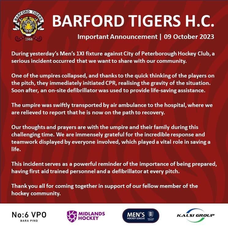 Barford_Tigers's tweet photo. @CoPHC @MRHARESULTS https://t.co/Vqym4MxKEc