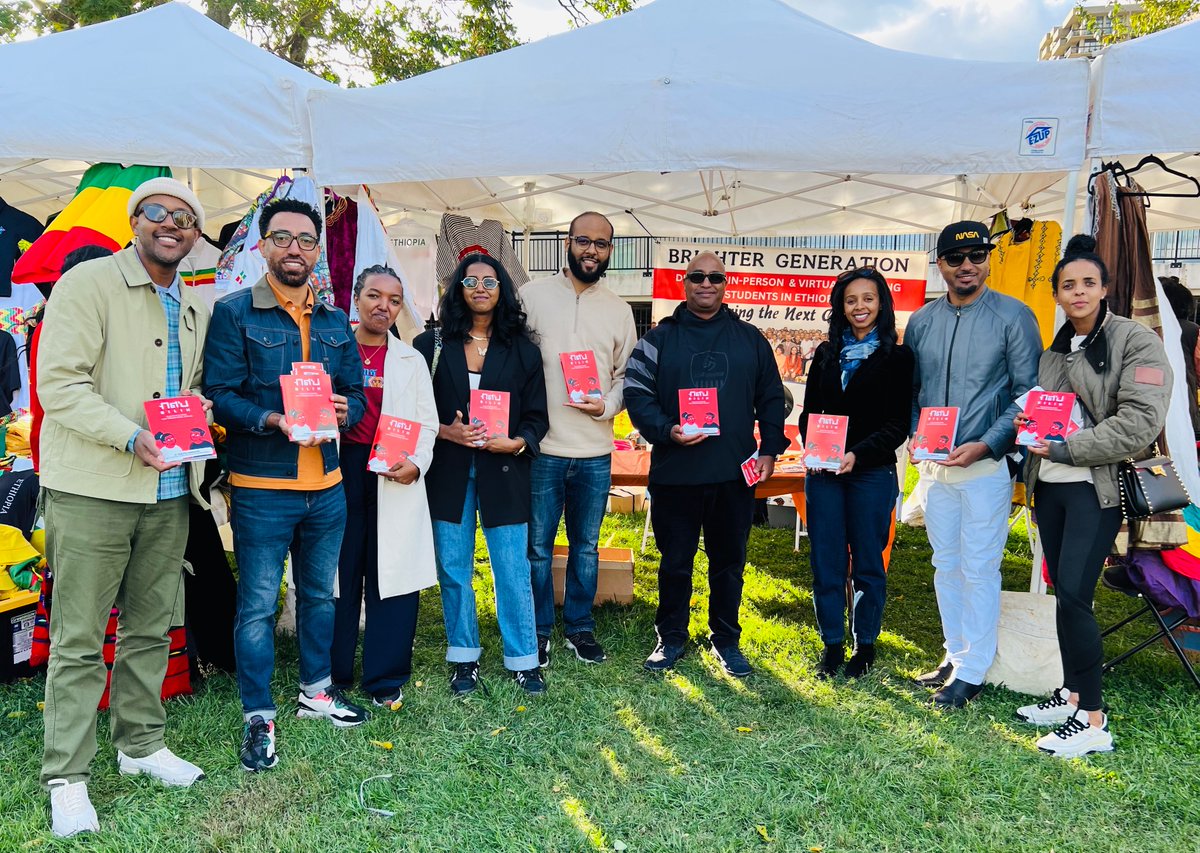 Brighter_Gen's tweet photo. What a great turnout today at the Ethiopian Fall Festival in Virginia! The Brighter Generation team had a booth to display BILIH (ብልህ), a book that tells timeless stories and lessons. If you have not ordered your copy yet, please do so. Purchase BILIH@ https://t.co/GzMY4vMXCu https://t.co/Sa2BXu2S2h