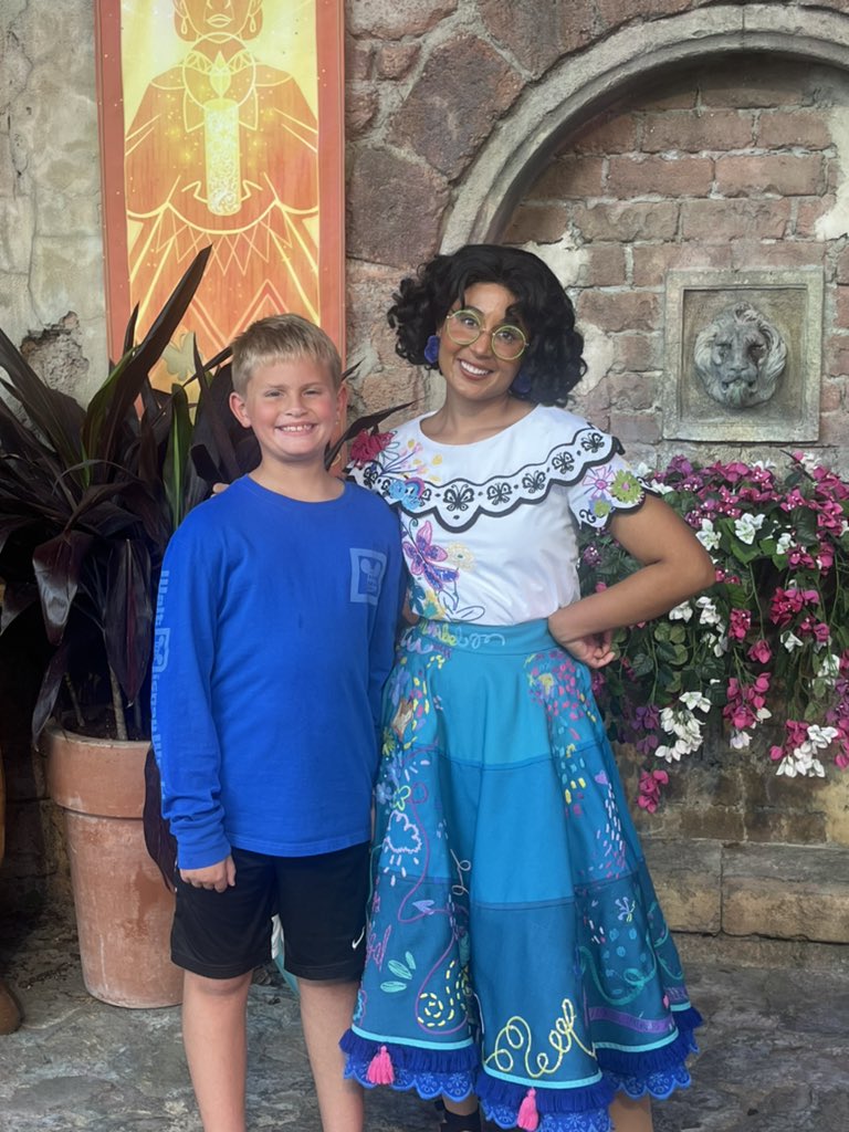 KINGCorino's tweet photo. Day 3 of #BoysWeek at @waltdisneyworld complete. Beck got to meet Mirabel for the first time and he also got some time in the RV for some Rasslin action! 
#fortwilderness #magickingdom #corino #familyfun https://t.co/AOUPGwAMjL