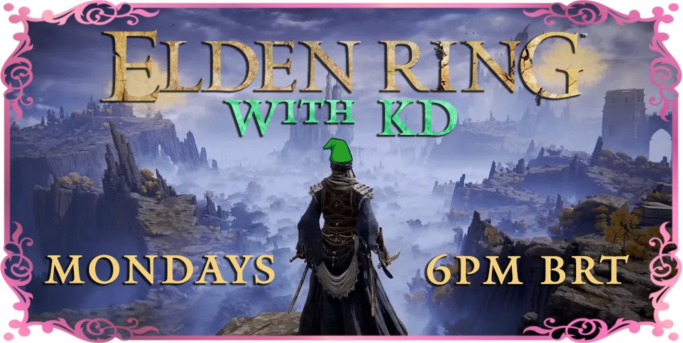 LinkKD_VTuber's tweet photo. #EldenRing stream later today, Day 4! \o\
Will start around 6PM BRT on https://t.co/6PDILvysNY I'd love to see you there! <3
#streamer #twitch #livestream #Vtuber #linkkd #ENVtuber #BRVtuber #linkkd #mentalhealthawareness #FirstPlaythrough #DEXbuild https://t.co/vjm0bxaqfX