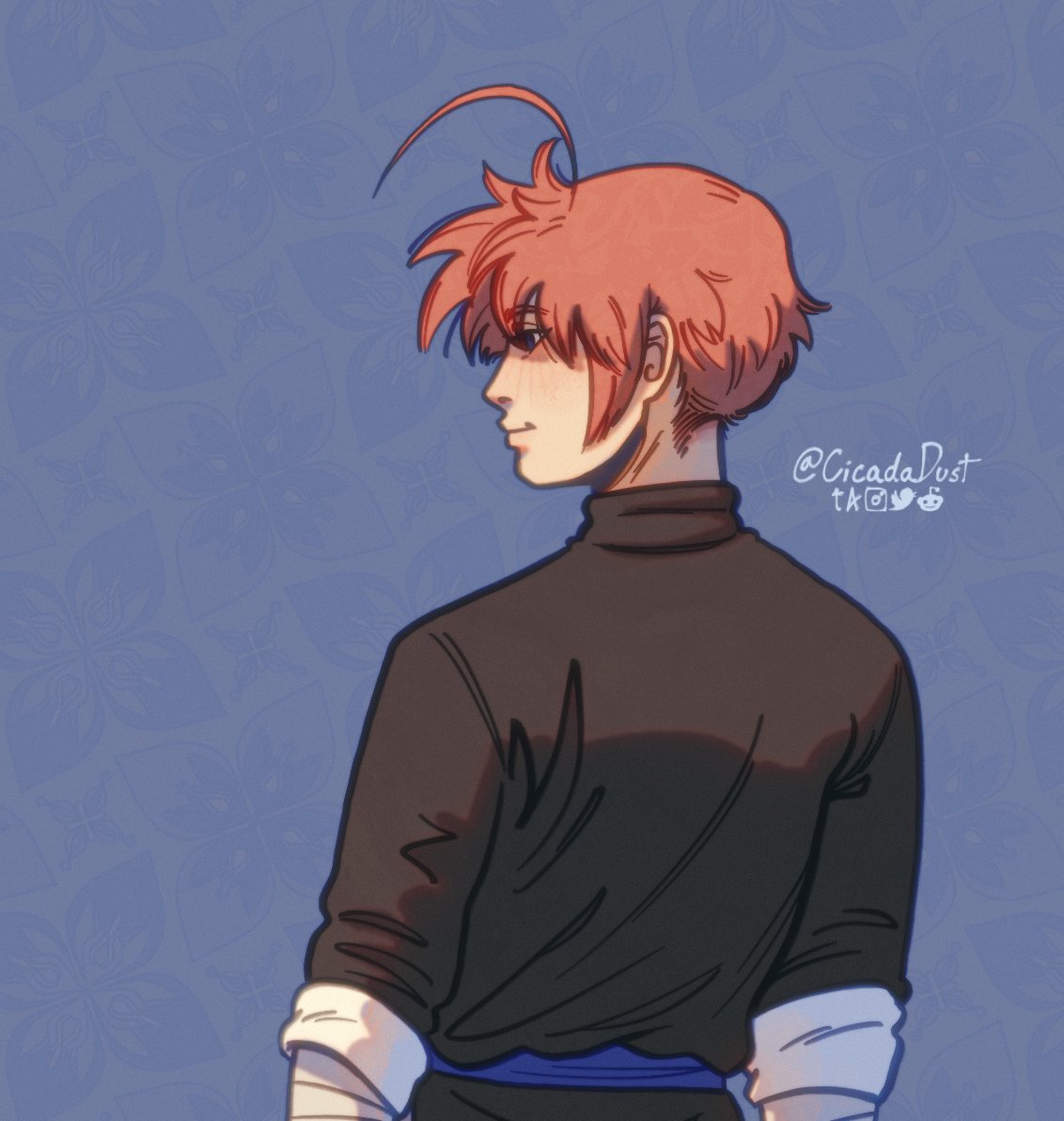 I'm back baby!
This was just a request I got to draw Kamui with short hair. Think he doesn't look too bad but still rip hair.
I should also be back to posting
More soon, but I mostly
Have OC art saved up to send.
#Kamui #gintama #神威 #銀魂