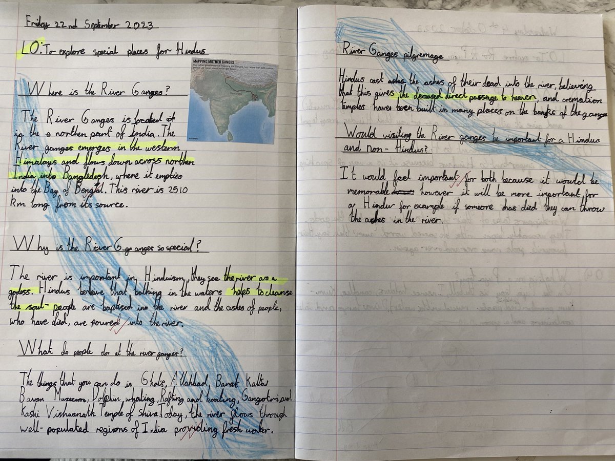 📝 🕉️ More pleasure for writing as the children present their RE learning their own way. Mixed ability examples… 🕉️📝

#year6 #writingforpleasure #edutwitter