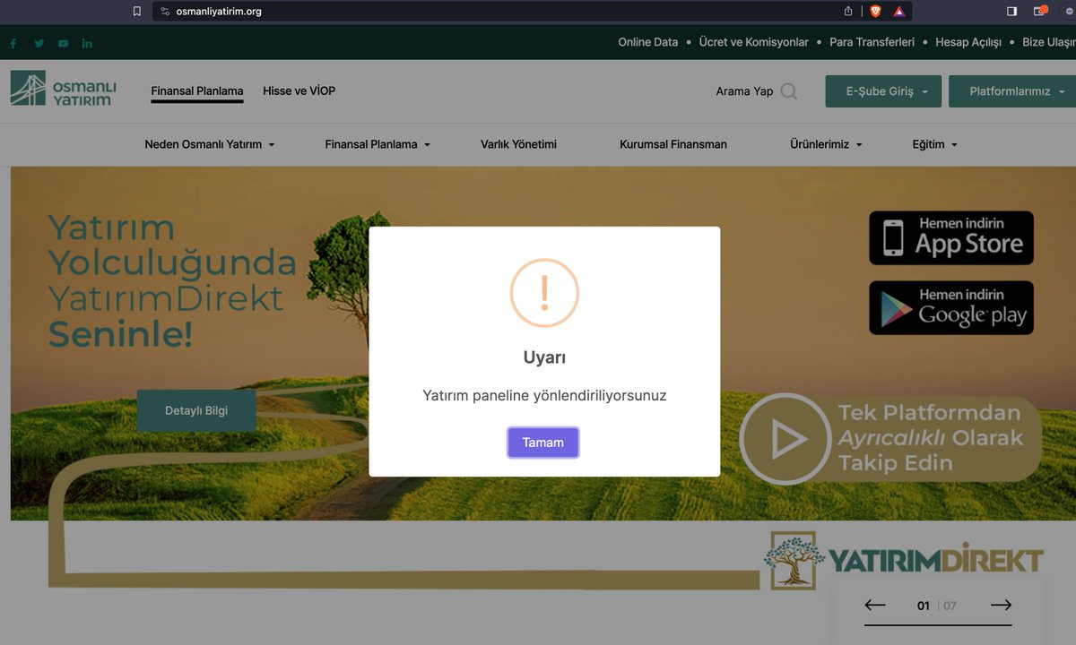 hxxps[://]osmanliyatirim[.]org/ #phishing

@Koddos
<a href="/KoddosSupport/">Koddos Support</a> hosting provider

<a href="/ICANN/">ICANN</a>
@ripennc
<a href="/YourAnonRiots/">Anonymous🐾🐈‍⬛</a>
<a href="/JAMESWT_MHT/">JAMESWT_MHT</a>
<a href="/JCyberSec_/">Jake | JCyberSec_</a>
@BankSecurity
<a href="/malwrhunterteam/">MalwareHunterTeam</a>
<a href="/ecarlesi/">Emiliano Carlesi</a>