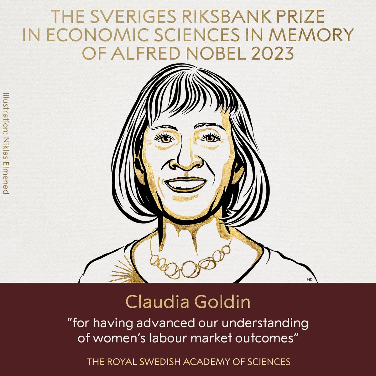 1/2
Congratulations to economic sciences laureate Claudia Goldin!

She has dedicated her life to the issue of women's labour, one of the most persistent reasons for inequality in our societies, and to attempts to resolve it.

#scritturebrevi #ventaglidiparole #NobelPrize2023