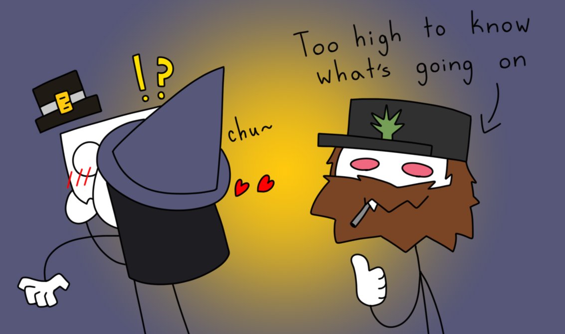 Samcoolington's tweet image. Day 9 of #whatevstober - Darrick approves
Darrick approves of this but has no idea what's going on
#henrystickmin #thsc #stickmintwt