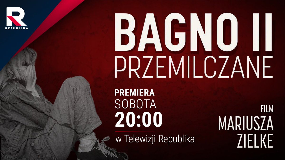 GPCodziennie's tweet image. ❗#BAGNO II - wstrząsający film dziennikarza śledczego @zielkemariusz o tuszowaniu pedofilii wśród artystów.

🎬 JUŻ W SOBOTĘ, #14października o godzinie 2️⃣0️⃣:0️⃣0️⃣ tylko w Telewizja Republika!