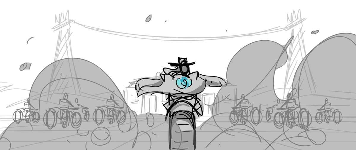 Happy #PortfolioDay!!! I'm Rachel, a storyboard artist in ATX with 8 years of industry experience. Specialized in boarding action/drama with exp. in comedy and musicals. Available for freelance/full-time work Nov. 2023. 

💻: racheldodaportfolio.com
📬: rachel.doda54@gmail.com