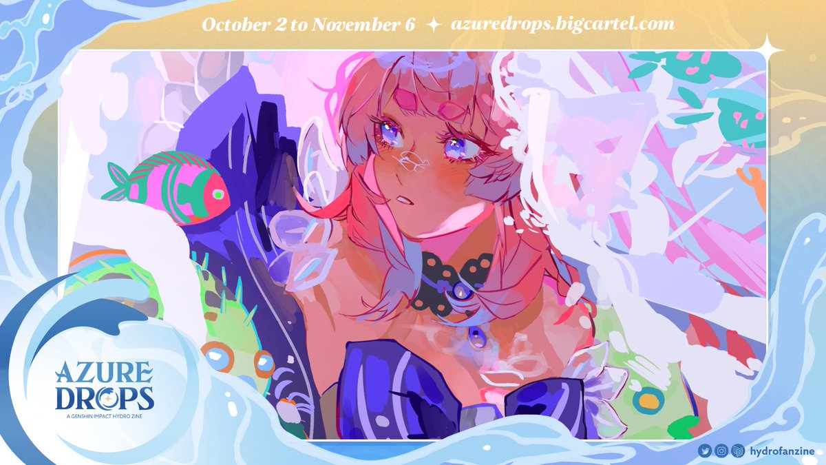 Cherry 🌷 (@cheri_clove) on Twitter photo I drew Kokomi for <a href="/hydrofanzine/">Azure Drops: A Genshin Hydro Zine 💧</a> !! There's so much talent in this zine it's just insane, POs are open until November 6th! 🎶 I drew Kokomi for <a href="/hydrofanzine/">Azure Drops: A Genshin Hydro Zine 💧</a> !! There's so much talent in this zine it's just insane, POs are open until November 6th! 🎶