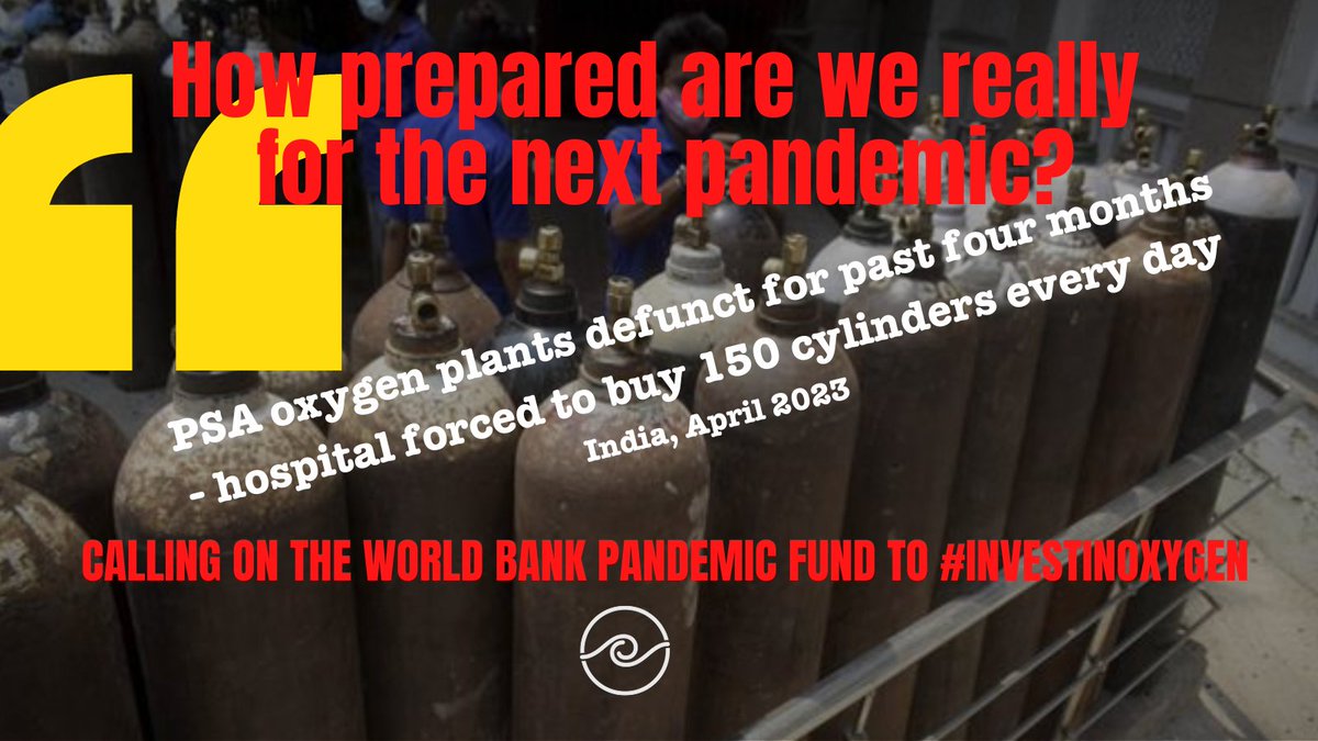 Every week more reports of lack of #OxygenAccess across LMIC health systems. 👉 shorturl.at/qwPQ5 We call on the @worldbank @Pandemic_Fund to help countries #InvestinOxygen. #WBMeetings #IMFMeetings #PandemicPPR #GlobalOxygenAlliance @IMFNews @KGeorgieva @AxelVT_WB