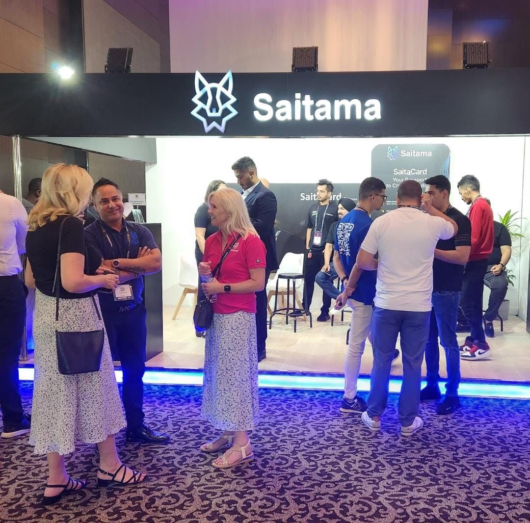We are ecstatic to share these highlights from the BE SUMMIT Dubai 2023! ✨😁 The genuine interest in Saitama’s latest innovation- SaitaCard was truly remarkable. 💯 We are thrilled that our attendees have grasped and embraced the mission behind Saitama’s technology. 🙌