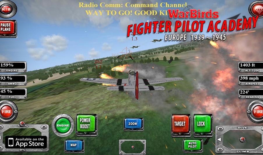 IENTGames's tweet image. WWII News: MASSIVE WWII AIR BATTLE AT WAKE ISLAND. Fly WWII Fighters on your iOS Mobile device, from iEntertainment Network (OTCBB) tinyurl.com/2pnjjste Watch Here! tinyurl.com/4s4f9v3f
#warbirds #flightsimulators #flightgames #onlinegames #IENT
