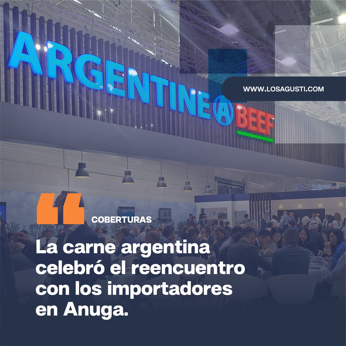 𝐀𝐍𝐔𝐆𝐀 𝟐𝟎𝟐𝟑

El Instituto de Promoción de la Carne Vacuna Argentina (IPCVA) participa junto con 35 empresas en la feria más importante de la U.E. La segunda jornada cerró con un gran cóctel para importadores.

.
#anuga #anuga2023 #alemania #alimentaria #alimentos #europa