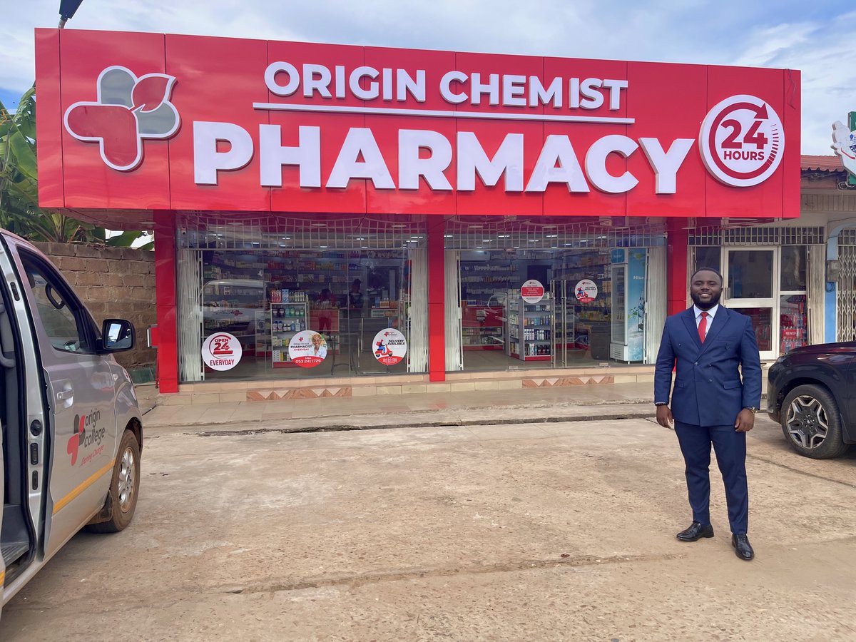 Introducing my new 24-Hour Pharmacy at Tema Community One (1) on the Baba Yara Road near the TDC Traffic Light 🚦 

Your health never sleeps, and neither do we! 🌙🌞

Cheers to building healthier communities in &amp; around Tema 🥂 

<a href="/originchemist/">Origin Chemist</a>