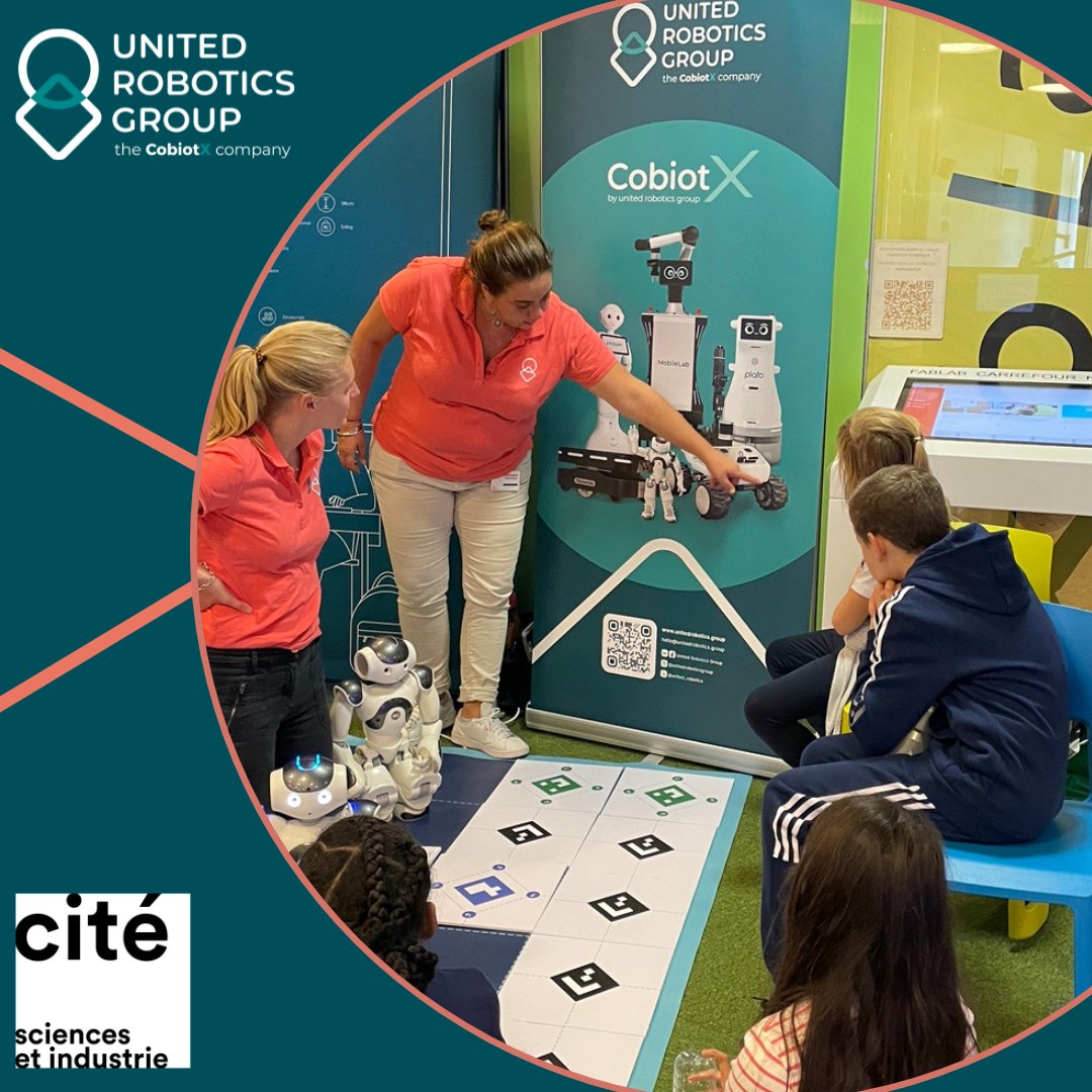 united_robotics's tweet image. 🚀 Engaging Young Minds at La Fête de la Science!
Throughout the weekend at La Cité des Sciences et de l&apos;Industrie, the enthusiastic questions and animated interactions of children met our world of #robotics. 
👉 Learn more: ow.ly/F6MR50PTY83
#Robotsforeducation
