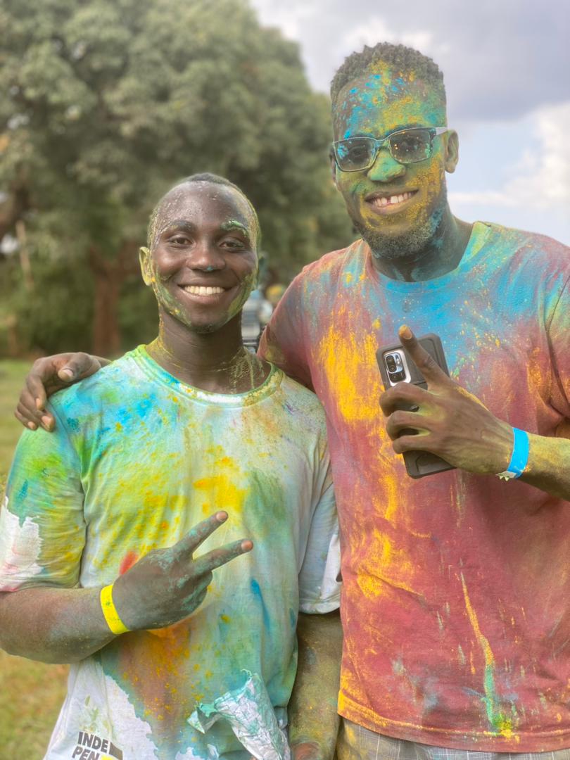 MageroAbraham's tweet photo. Today was about celebrating #UgandaAt61 , joined friends of like mind for the #JinjaColorRun in celebration of Uganda's #Independence . Some of the proceeds from this run will go to @ict4educationug a mobile computer lab giving opportunity to rural schools to access ICT training. https://t.co/SzZtsBK7Y0