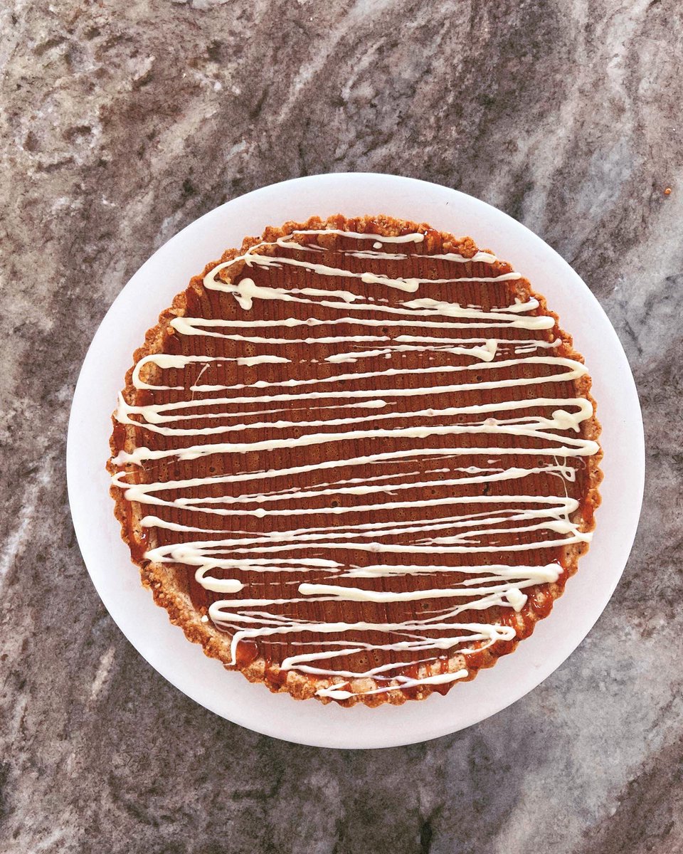 alchemyofkat's tweet photo. Gm gm

Canadian Thanksgiving pumpkin pie glow up ✨ 

1) 2023: pumpkin cheesecake pie with a hazelnut feuilletine sable crust. Topped with dulce de Leche and white chocolate 🍫 I made two..

2) 2017, the first pumpkin pie I made ever. It was for dolled up desserts. We sold 30! https://t.co/BGK5dIND6z