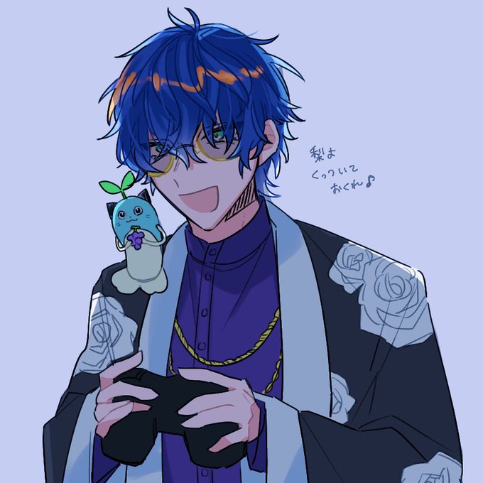 「blue hair game controller」 illustration images(Latest)