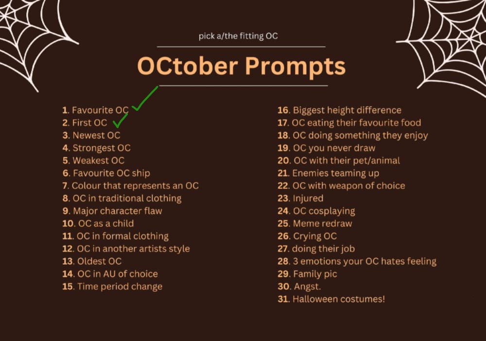 The_dreamerr_dc's tweet photo. 2nd day of #OCtoberPrompts
This is Angela Quiupid, I created it when I was 9, I post even put a picture of how I used to draw.
#originalcaacter #oc #firstoc #art https://t.co/WDPdtlVMDo