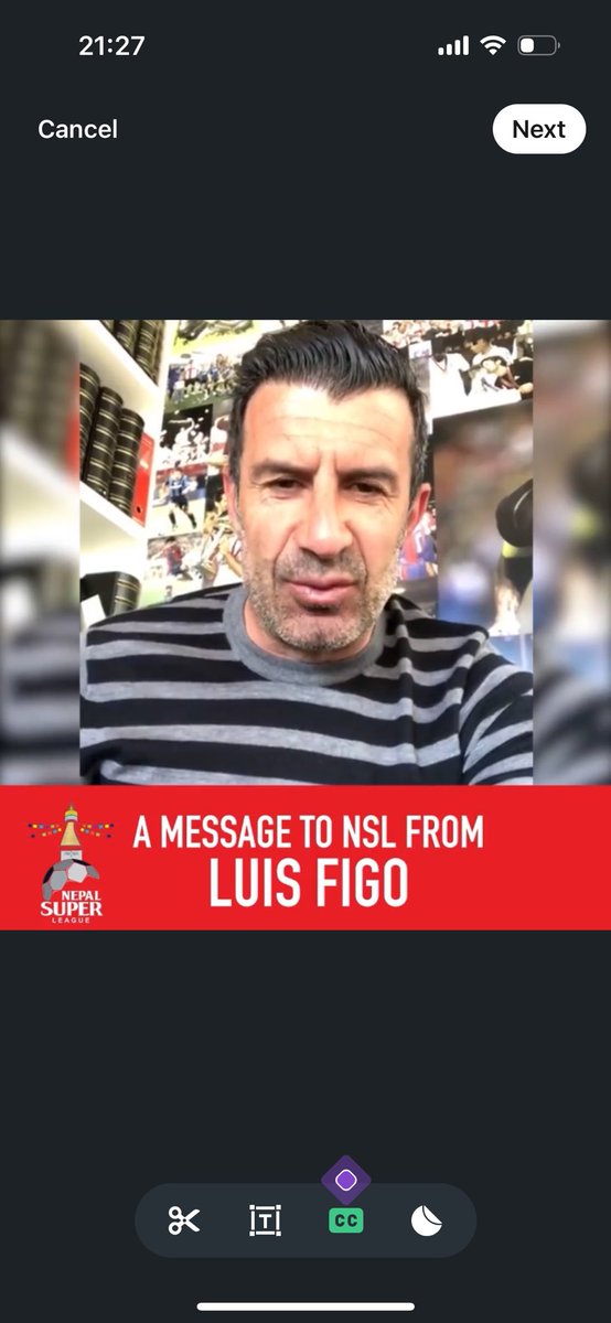 Message from the legendary Luis Figo wishing NSL teams all the best!
#nepalsuperleague #abakhelchanepal #NSLseason2 #NSL2023