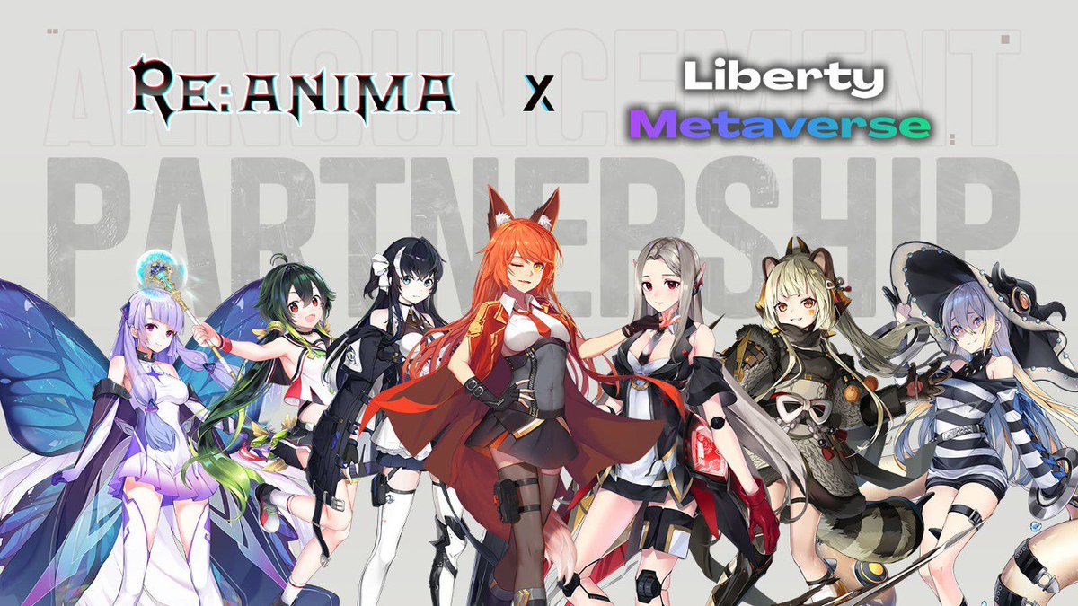 #Giveaway 🎉🎉🎉

Liberty Metaverse X <a href="/ReAnimaGame/">Re:Anima</a>

PRIZES: 
🔥2 Genesis NFTs with VIP privileges and benefits
🔥10 Mystery Boxes
🔥20 in-game gift-codes

TASKS: 
1️⃣ Follow <a href="/ReAnimaGame/">Re:Anima</a>
2⃣ Like+Retweet 
3⃣Visit Re:Anima:  reanima.io/?utm_source=ko…