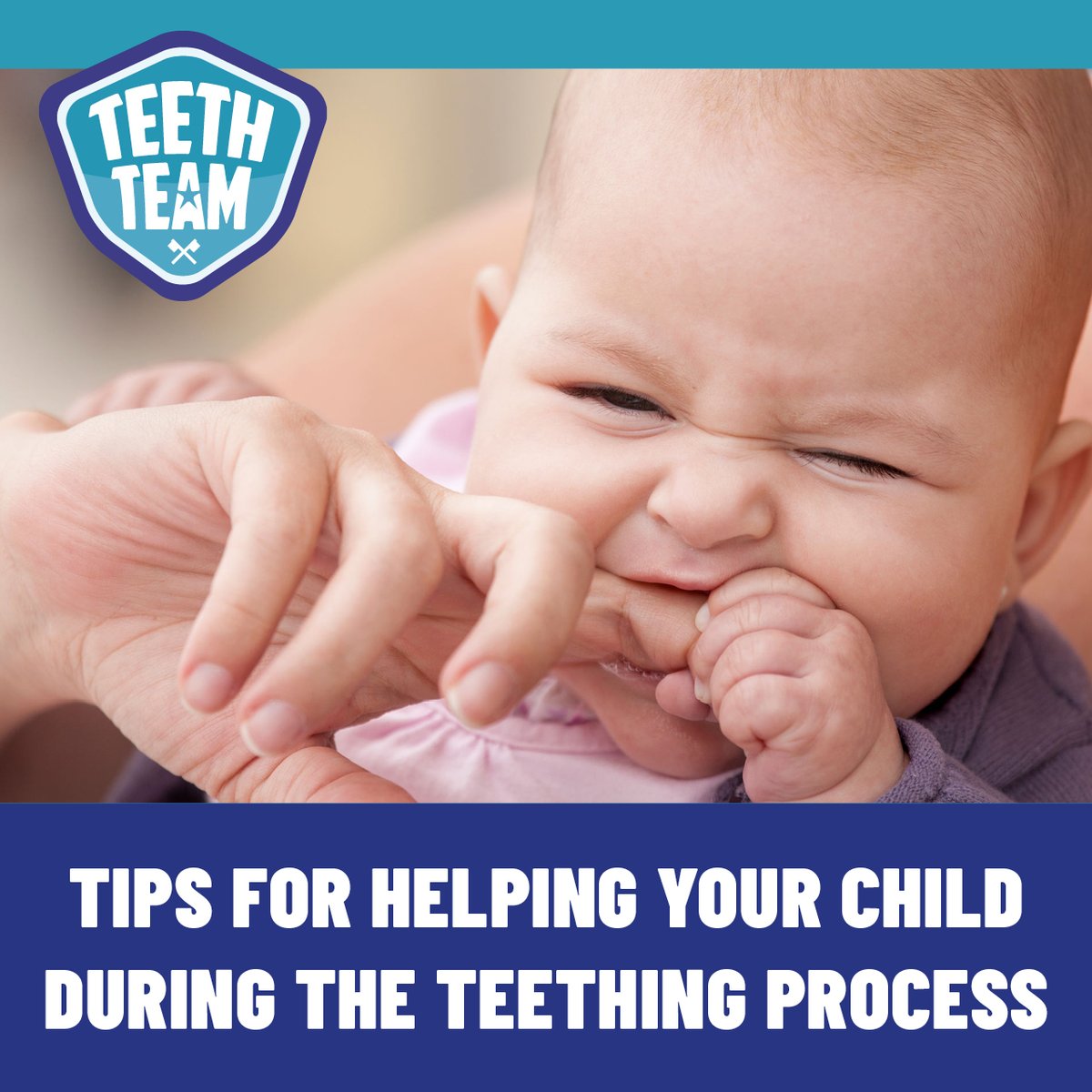 TeethTeam's tweet image. Parents can feel a little helpless when their baby is teething, so we've put together some tips on how to help your child through the discomfort.

Read our blog here: teethteam.org.uk/blog/tips-for-…

#childrensoralhealth #teethingtips