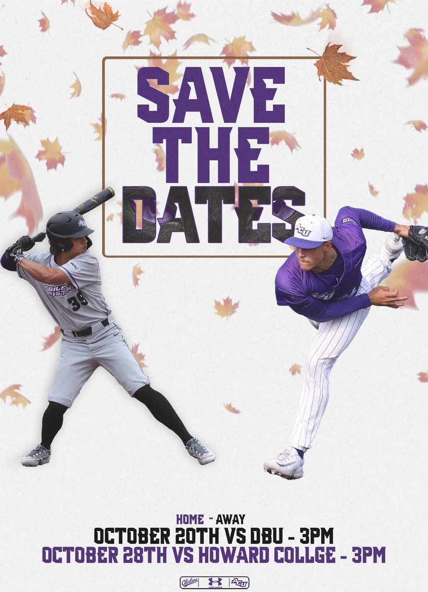 𝐁𝐀𝐒𝐄𝐁𝐀𝐋𝐋 𝐈𝐍 𝐎𝐂𝐓𝐎𝐁𝐄𝐑 10/20: @DBU_Baseball - Horner Ballpark 10/28 vs. @HC_HawkBaseball - Crutcher Scott Field #ATO | #GoWildcats