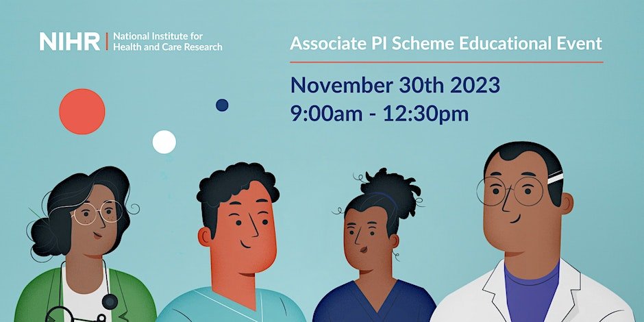 Are you an aspiring Principal Investigator wanting to know more about the NIHR Associate PI scheme? This virtual event is for you! Find out what the API scheme is and how it benefits various stakeholders 🗓 30/11/23 🕘 09:00 - 12:30 Register: eventbrite.com/e/nihr-associa…
