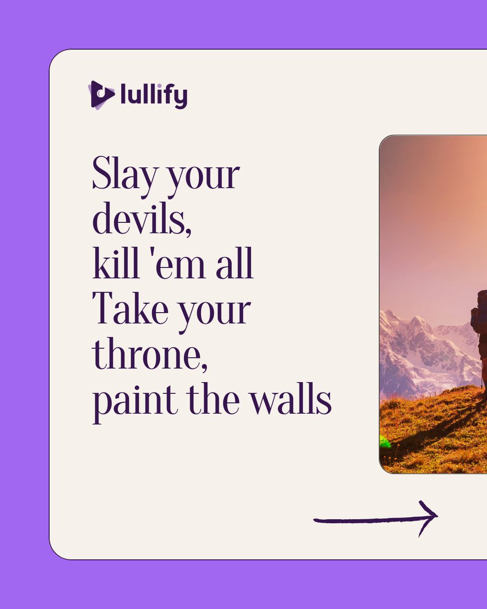 LullifyDotCom's tweet photo. Are you ready to step into your power and conquer your demons? We all have our own inner perils. It's time to stop running away from our fears and start facing them head on. Autumn is the season of shedding. Who will you become? https://t.co/PBQDknwTpm