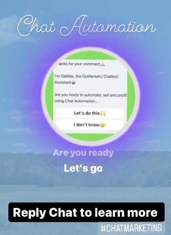 GoMarketU_'s tweet image. 📣Are you ready for chat automation?

💬Chat marketing automation is an easy way to engage with your followers.
.
#chatmarketing #chatautomation #gomarketumarketingagency