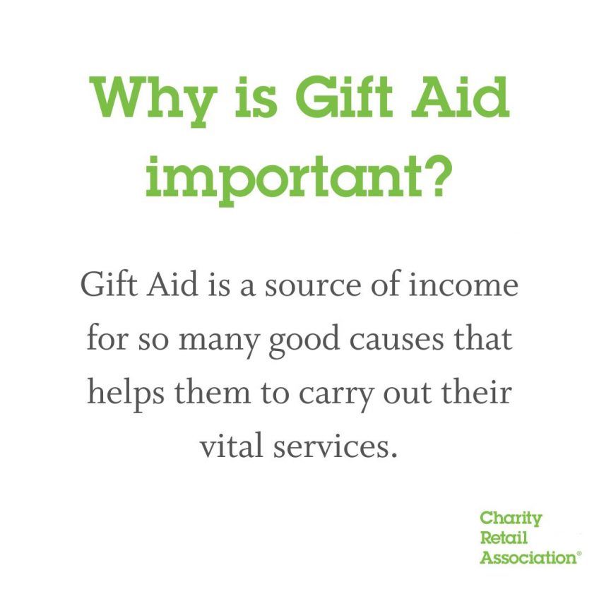 Adding #GiftAid to your donation is a great way to support your local #CharityShop - ask in-store to find out more. #TickTheBox #Donations